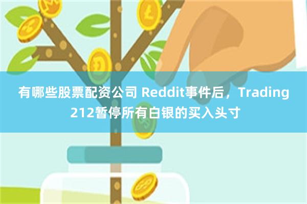 有哪些股票配资公司 Reddit事件后，Trading 212暂停所有白银的买入头寸